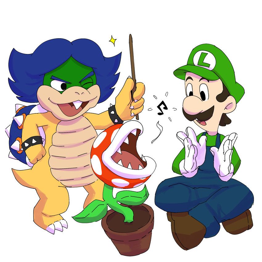 koopaling, ludwig_von_koopa, luigi, mario_bros, nintendo