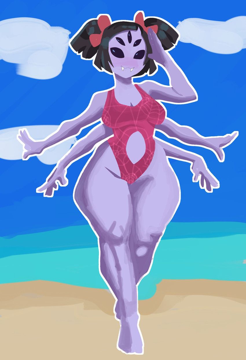 muffet, undertale, undertale_(series), dumbwitchyy, 5_arms