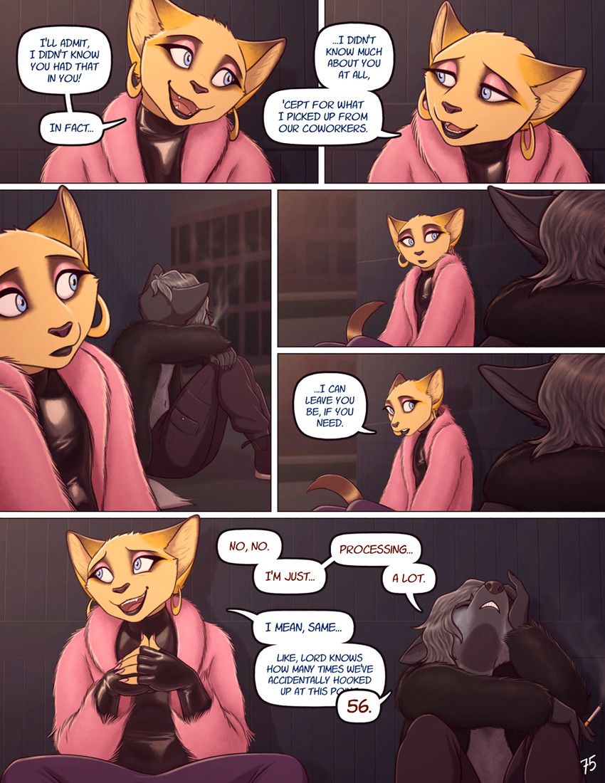 casper_(glopossum), junip, glopossum, anthro, black_lipstick