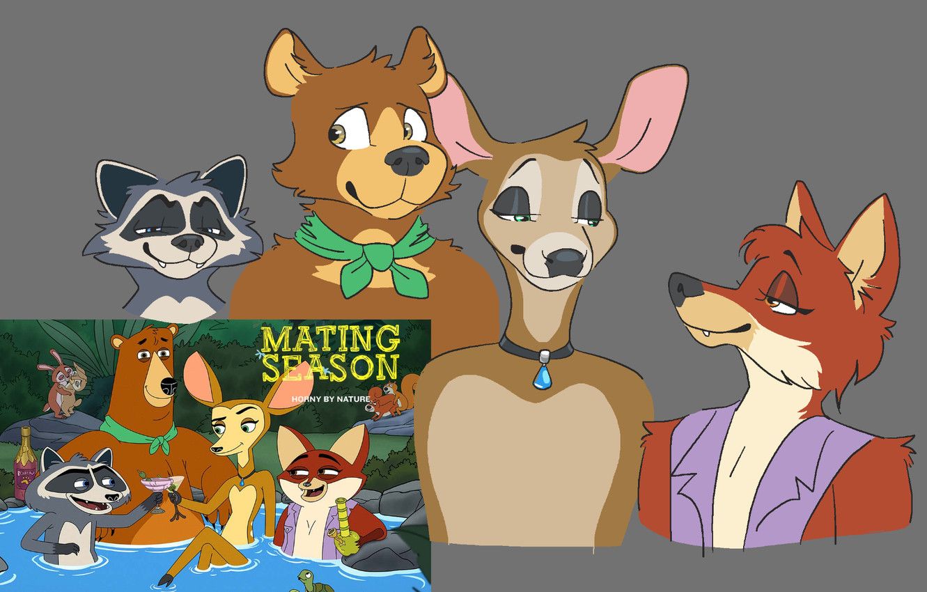 fawn_(mating_season), josh_(mating_season), penelope_(mating_season), ray_(mating_season), mating_season_(series)