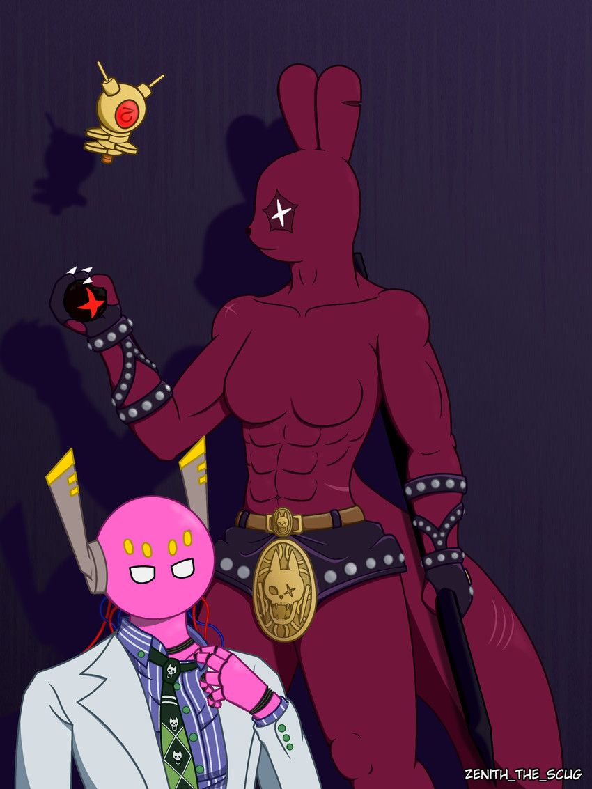 artificer_(rain_world), five_pebbles_(rain_world), jojo's_bizarre_adventure, rain_world, videocult