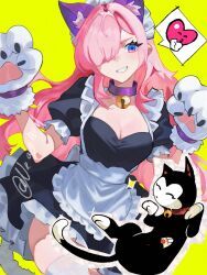 1girl, 2025, ^_^, animal, animal_ear_fluff