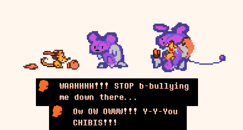 maus_(deltarune), orange_(deltarune), deltarune, deltarune_chapter_5, bandana
