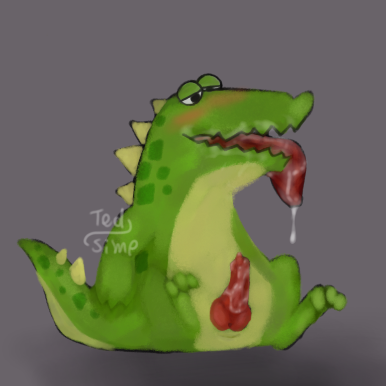crocodile_(swamp_attack), swamp_attack, ted-simp, 3_fingers, 3_toes