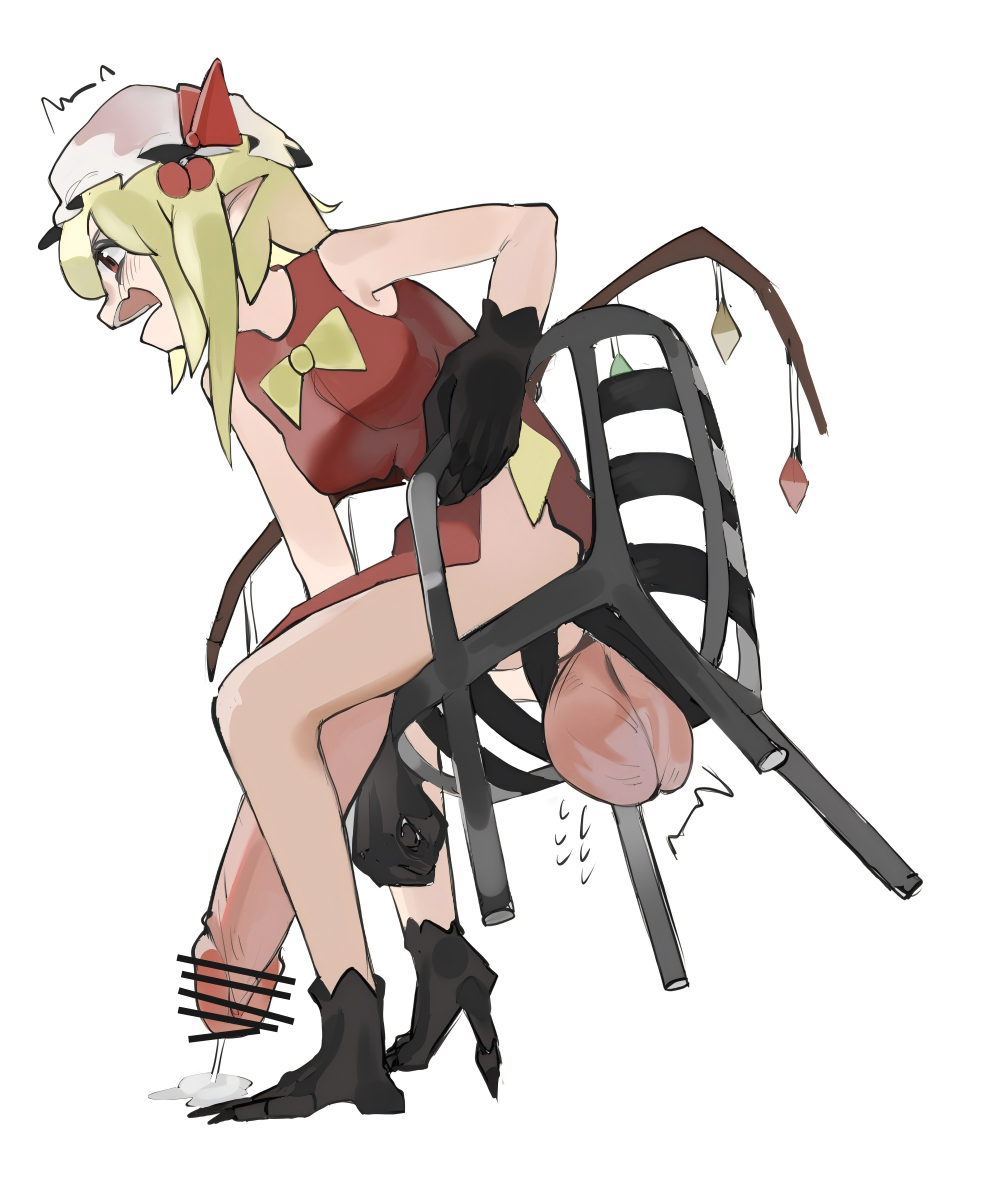 flandre_scarlet, touhou, kaien0202, 1futa, balls