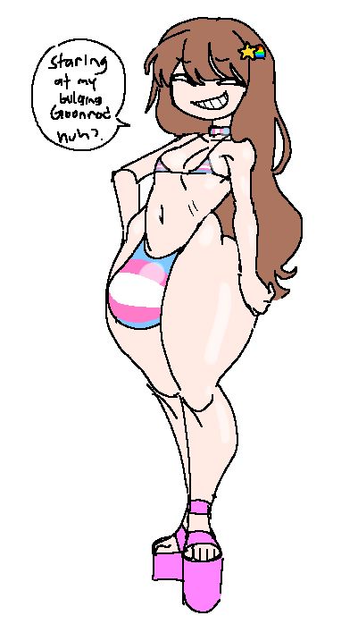 lily_(lewdicrousart), original, lewdicrousart, 1dickgirl, balls