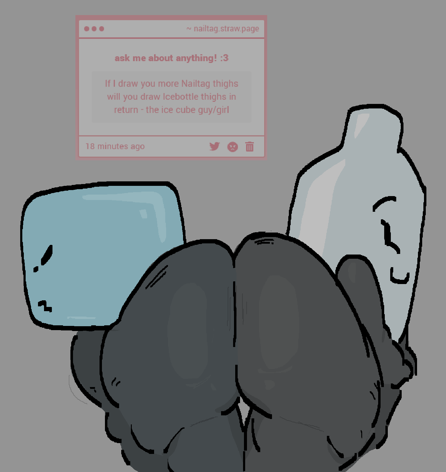 bottle_(bfdi), ice_cube_(bfdi), battle_for_dream_island, object_show, object_shows