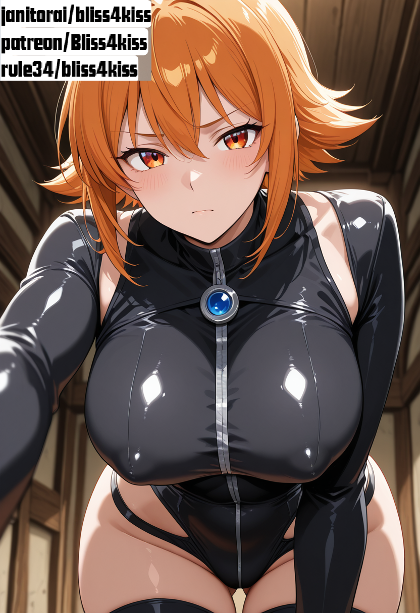 original_character, original, anime_girl, arms_akimbo, aroused_blush