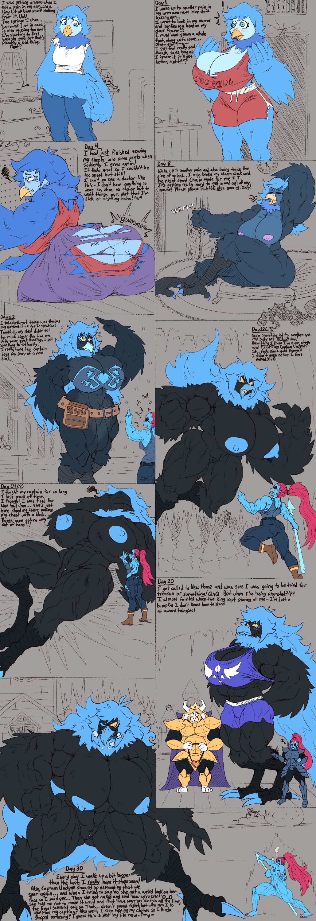 asgore_dreemurr, boss_monster_(undertale), flowey_the_flower, martlet_(undertale_yellow), martlet_(zenith_form)