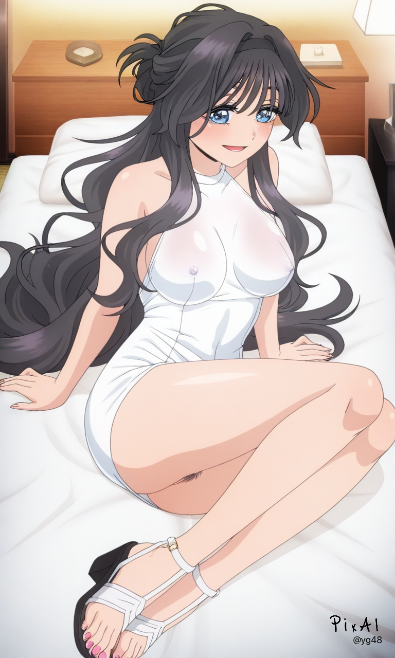 waguri_kaoruko, kaoru_hana_wa_rin_to_saku, 1girl,, acrylic, anatomy,