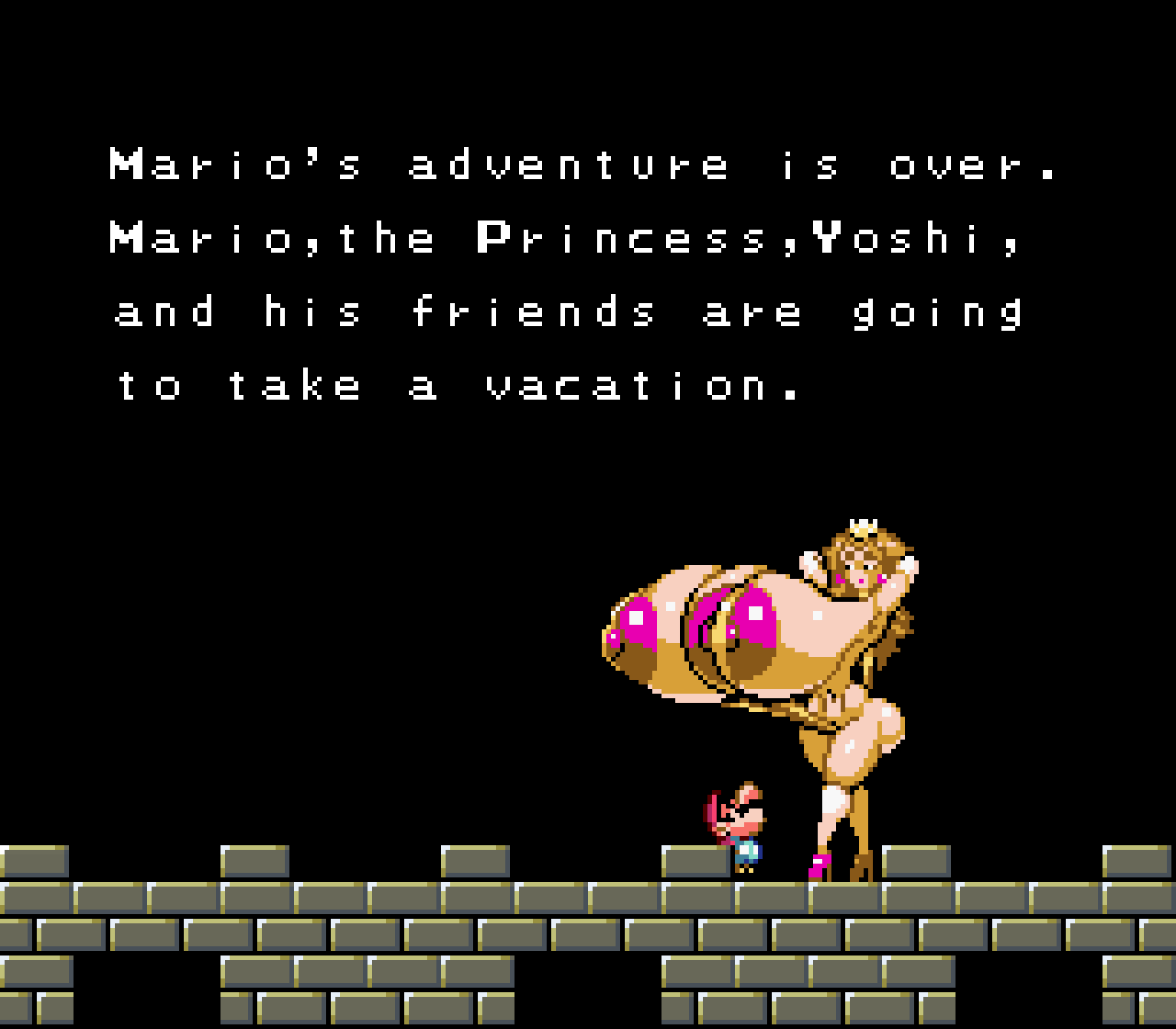 mario, princess_peach, mario_(series), nintendo, super_mario_bros.