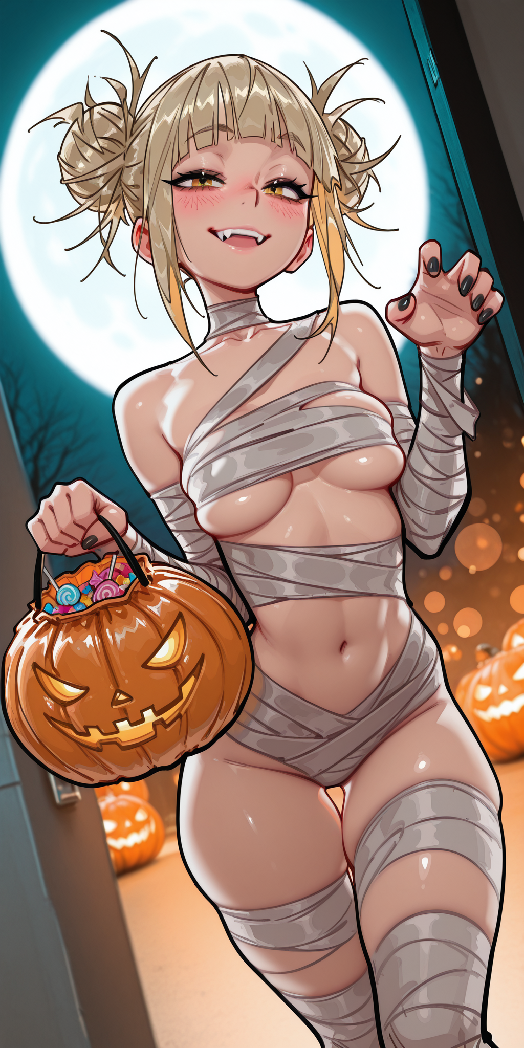 himiko_toga, boku_no_hero_academia, halloween, my_hero_academia, molamaxuy