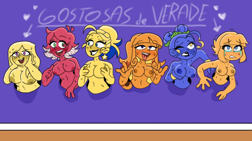 agatha_(mundo_torajo), marcela_(mundo_torajo), maya_(mundo_torajo), pessy, susie_(mundo_torajo)