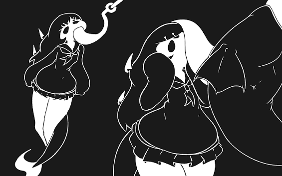 bait-chan, 4chan, newgrounds, 1boy, 1girls