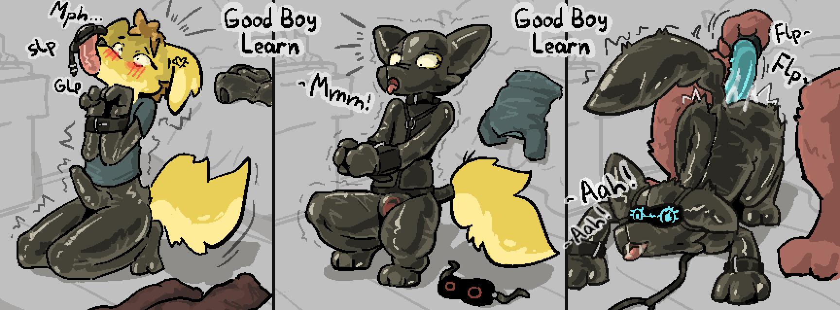 lyapotisha, all_fours, anal, anal_penetration, anthro