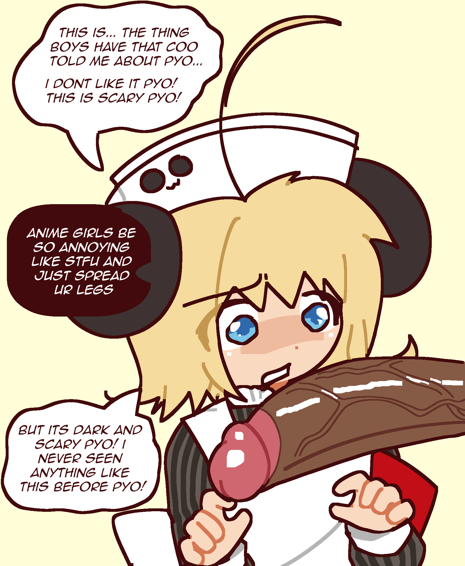 piyoko, di_gi_charat, p0rcelaingutz, 1girls, black_male
