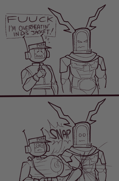 oc, roblox, briggeybruh, 1girl1boy, breasts