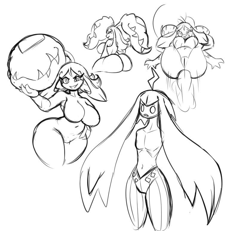 generation_3_pokemon, generation_6_pokemon, gourgeist, halaro_(latiar), harriett_(latiar)
