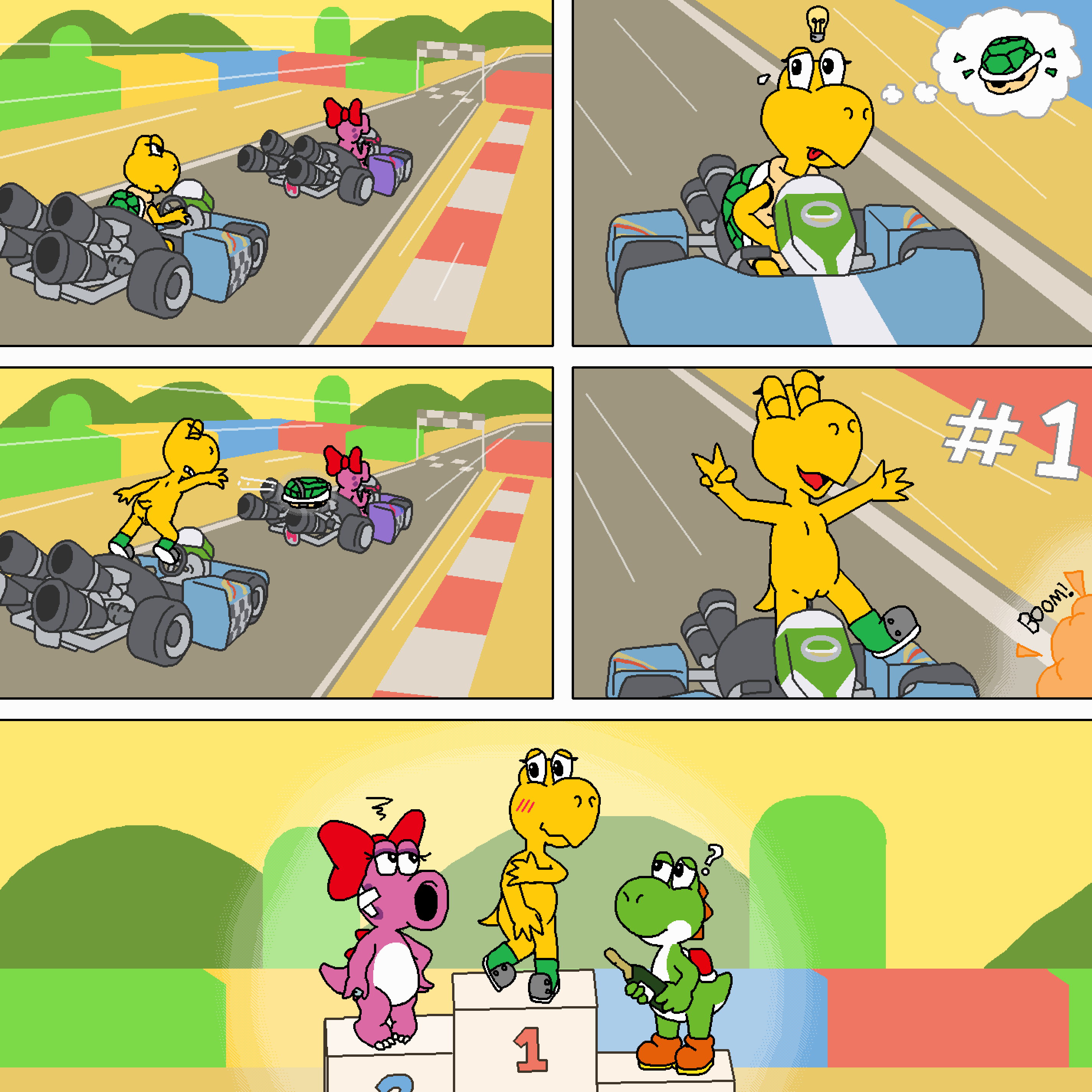 birdo, birdo_(character), fan_character, koopa, koopa_troopa