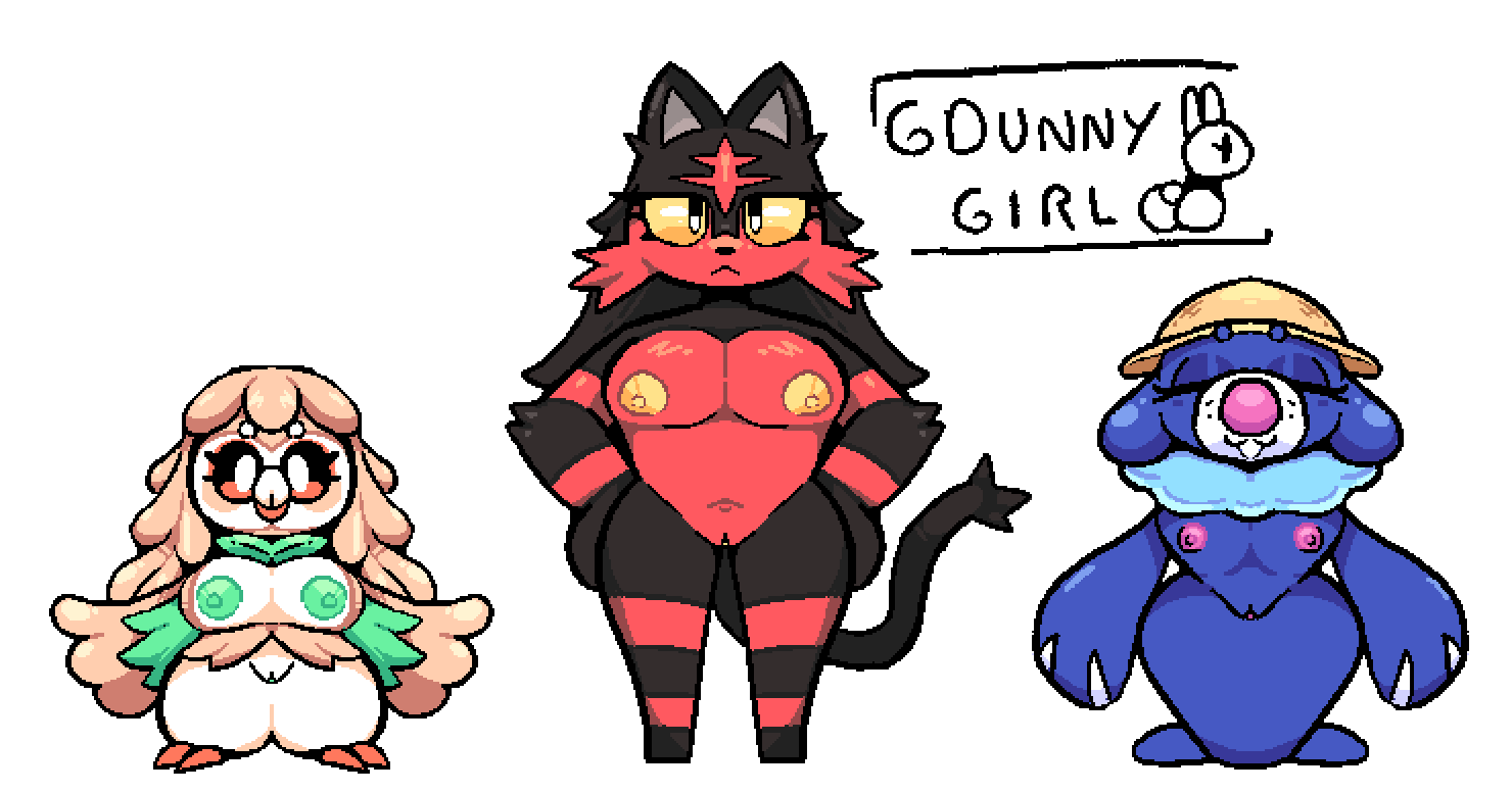 generation_7_pokemon, litten, pokemon_(species), popplio, rowlet