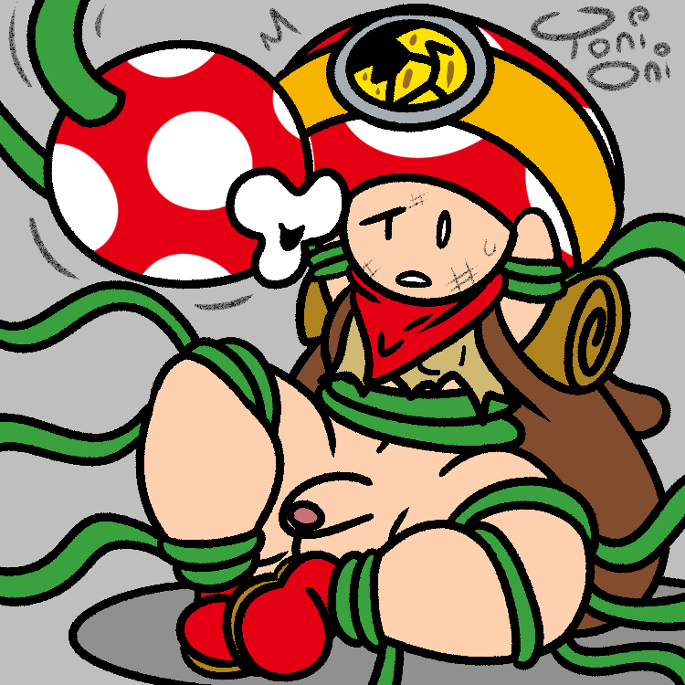 captain_toad, piranha_plant, toad_(mario), mario_bros, nintendo