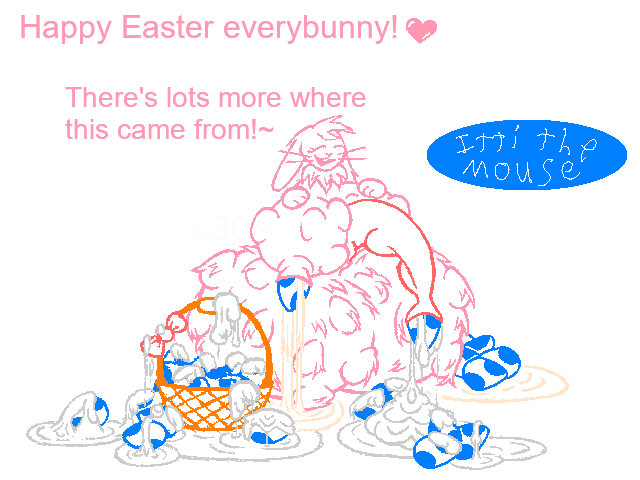 easter_bunny, easter, holidays, ittithemouse, anthro