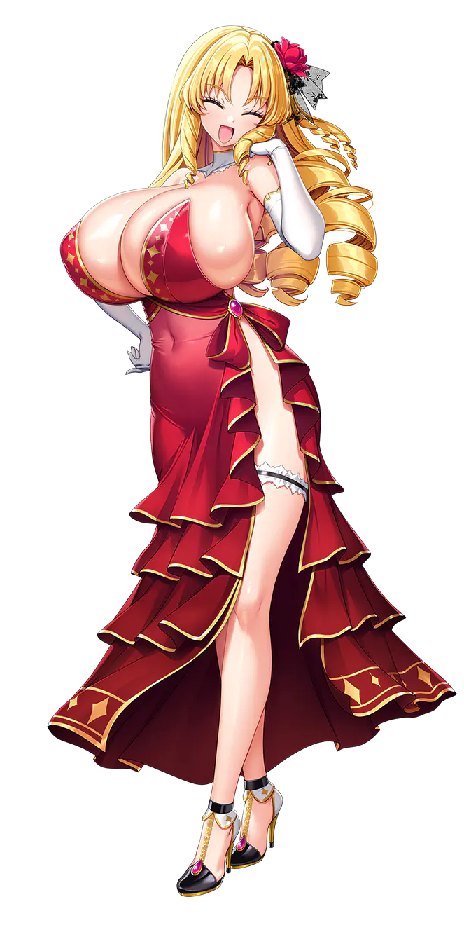 claudia_orha_greywalk, motto!_haramase!_honoo_no_oppai_isekai_oppai_spy_gakuen!, akagi_rio, 1girl, blonde_hair