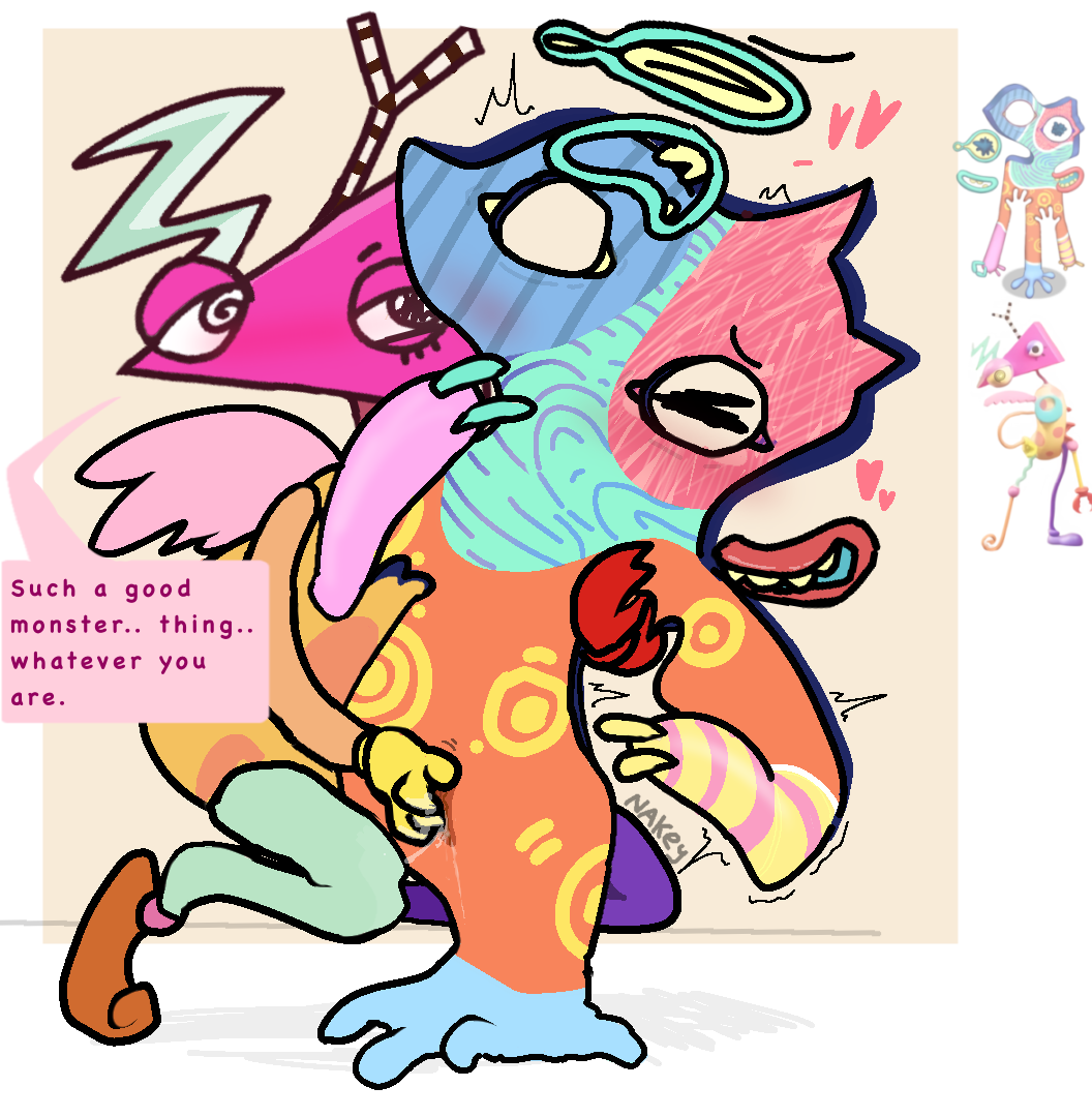 illoost, paironormals, zooble_(tadc), zooble_(the_amazing_digital_circus), big_blue_bubble