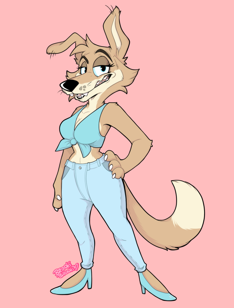 daisy_dingo, blinky_bill_(series), brookibrooki, anthro, blue_eyes