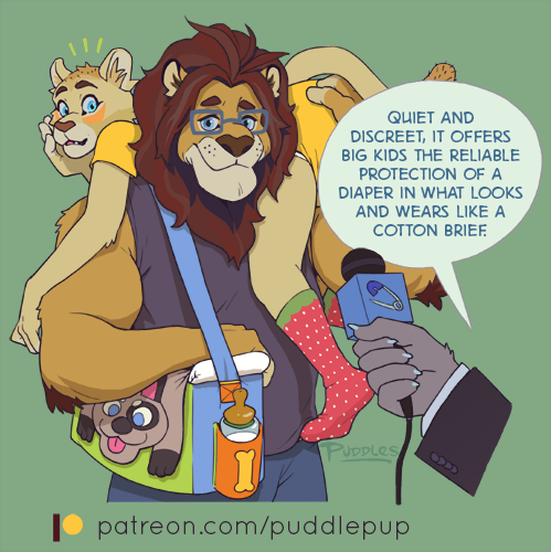 junior_(puddlepup), liondad_(puddlepup), puddlepup, 5_fingers, ageplay