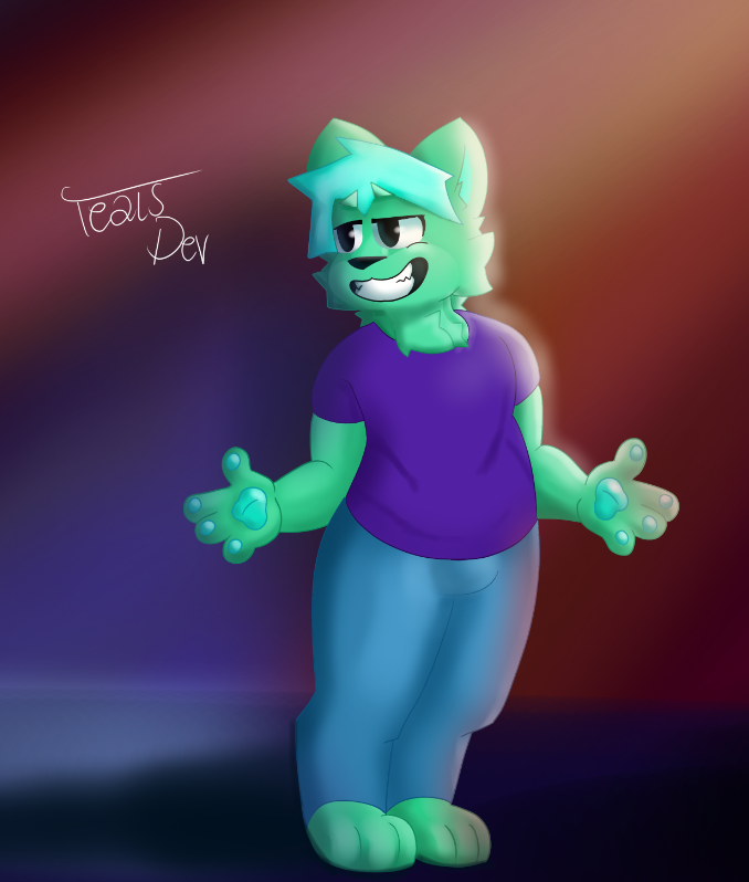 teals_(tealsdev), tealsdev, blue_pawpads, clothing, domestic_cat
